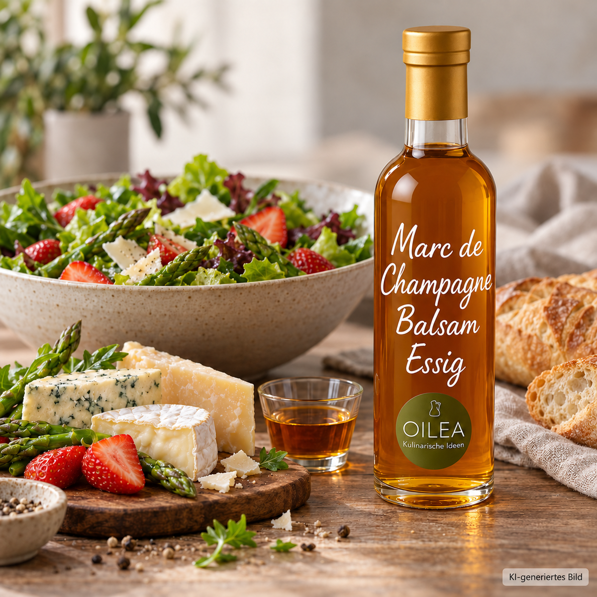 OILEA Marc de Champagne Balsam Essig – Serviervorschlag
