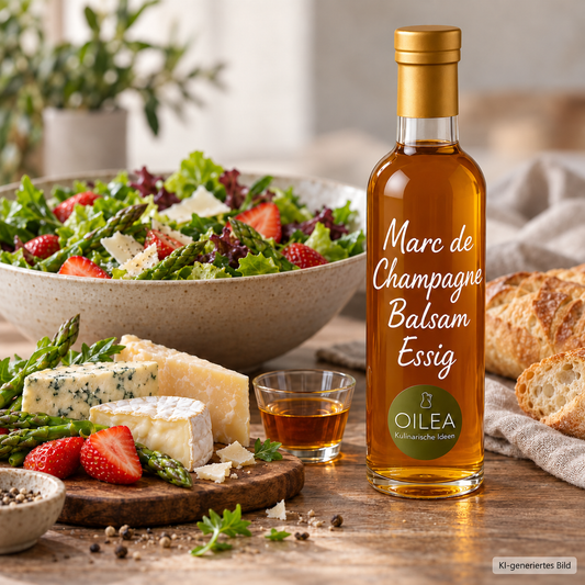 OILEA Marc de Champagne Balsam Essig – Serviervorschlag