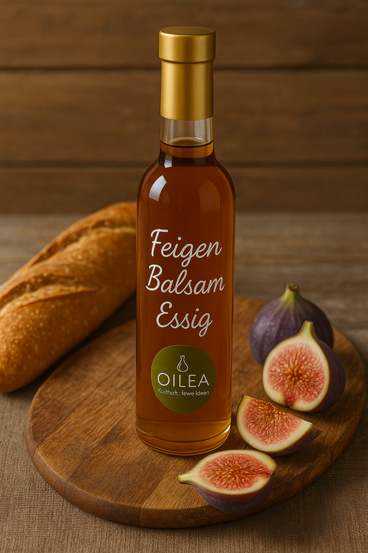 Feigen Balsam Essig â Fruchtig, Mild & Edel | Premium QualitĂ€t von OILEA. 5% SĂ€ure