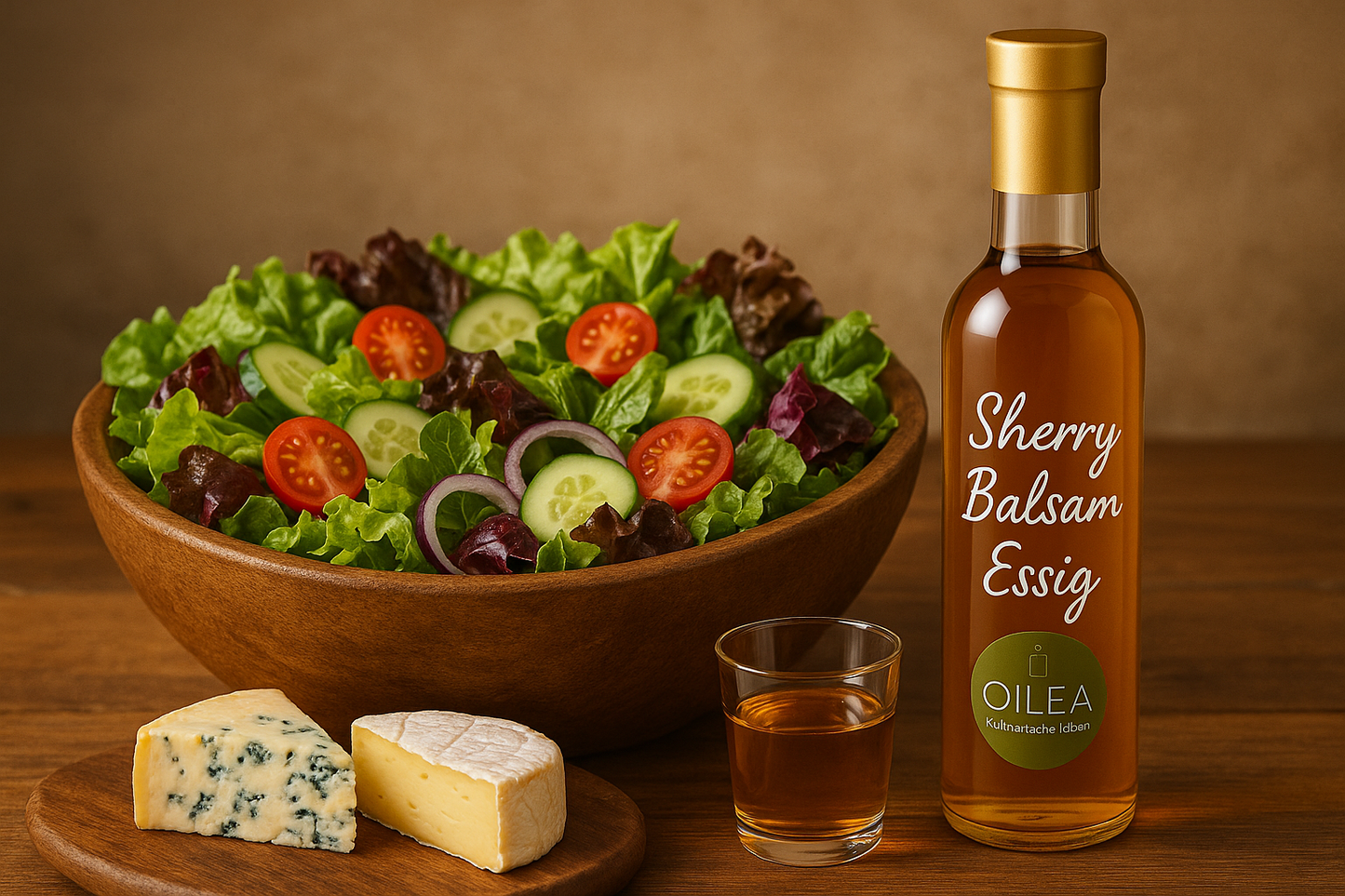 Sherry Balsam Essig – Elegant, Würzig & Mild | Premium Qualität von OILEA. 5%Säure