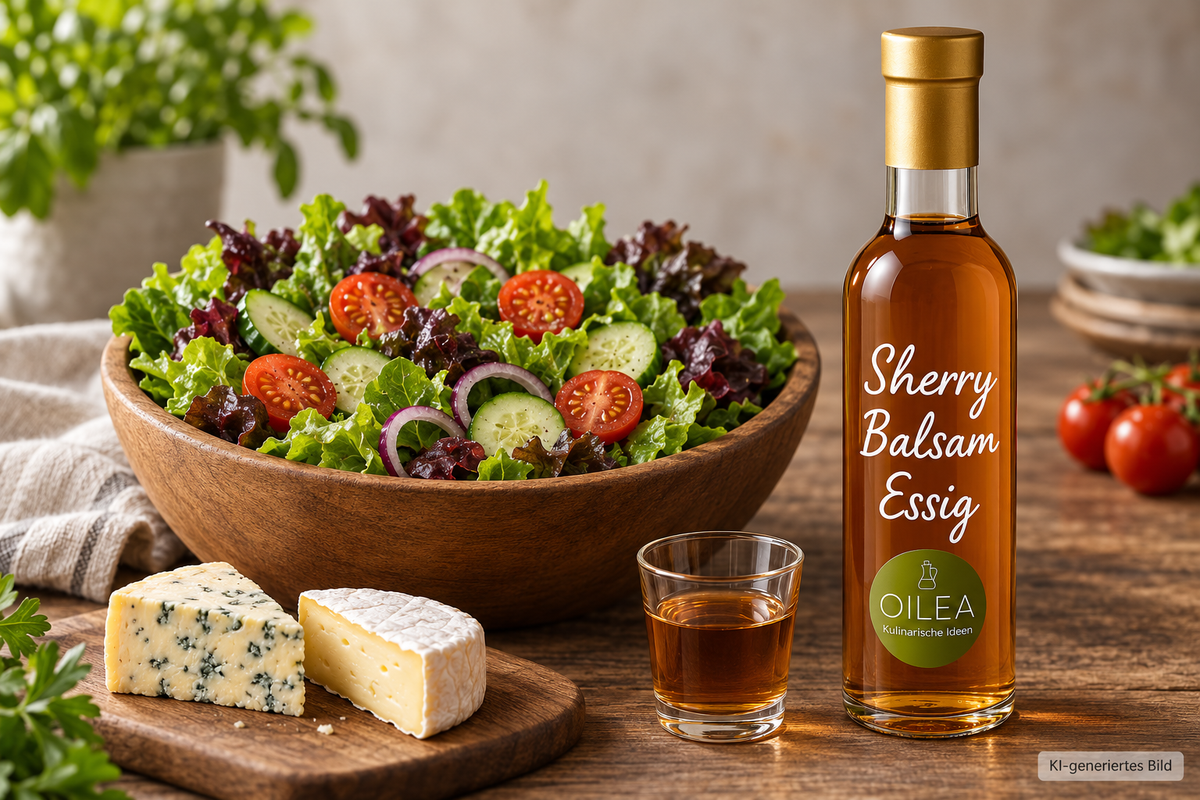 OILEA Sherry Balsam Essig – Serviervorschlag