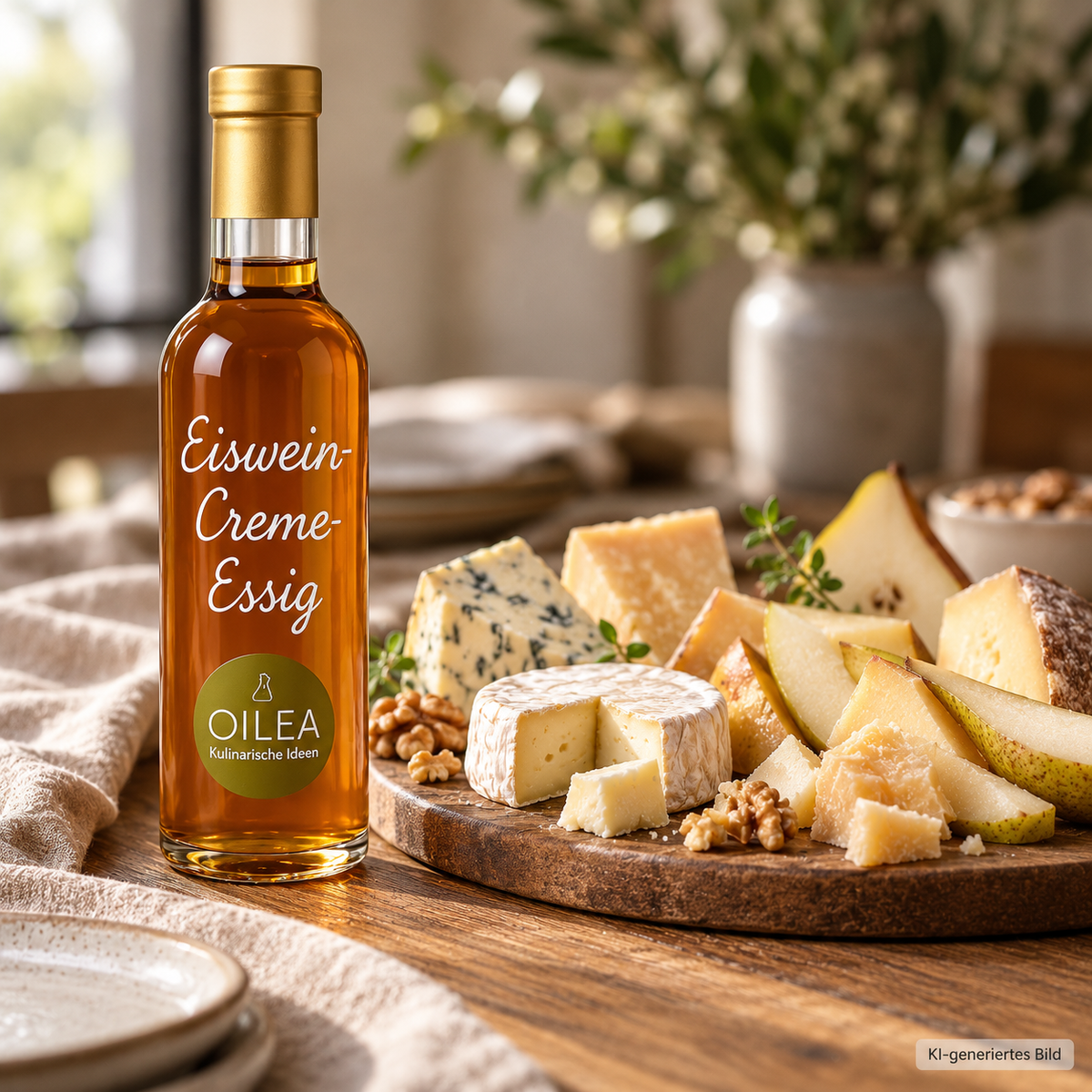 OILEA Eiswein Creme Essig – Serviervorschlag
