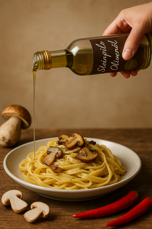 Steinpilz-Olivenöl – Edles Aroma für Pasta, Risotto & Feinschmecker | 100 % natürlich