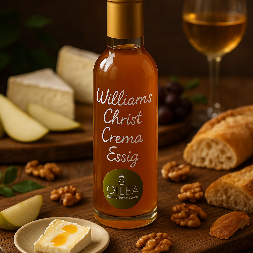 Williams Christ Crema Essig – Edel, Fruchtig & Vollmundig | Premium Qualität von OILEA. 3% Säure