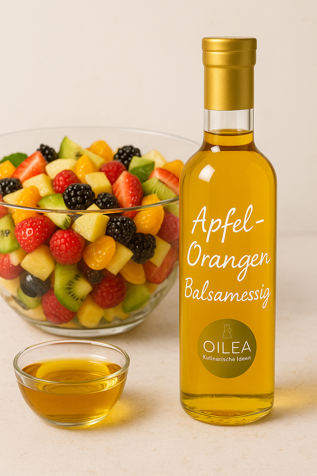 Apfel-Orangen-Balsam Essig – Fruchtig-Frisch & Vielseitig | Premium Qualität von OILEA. 3% Säure