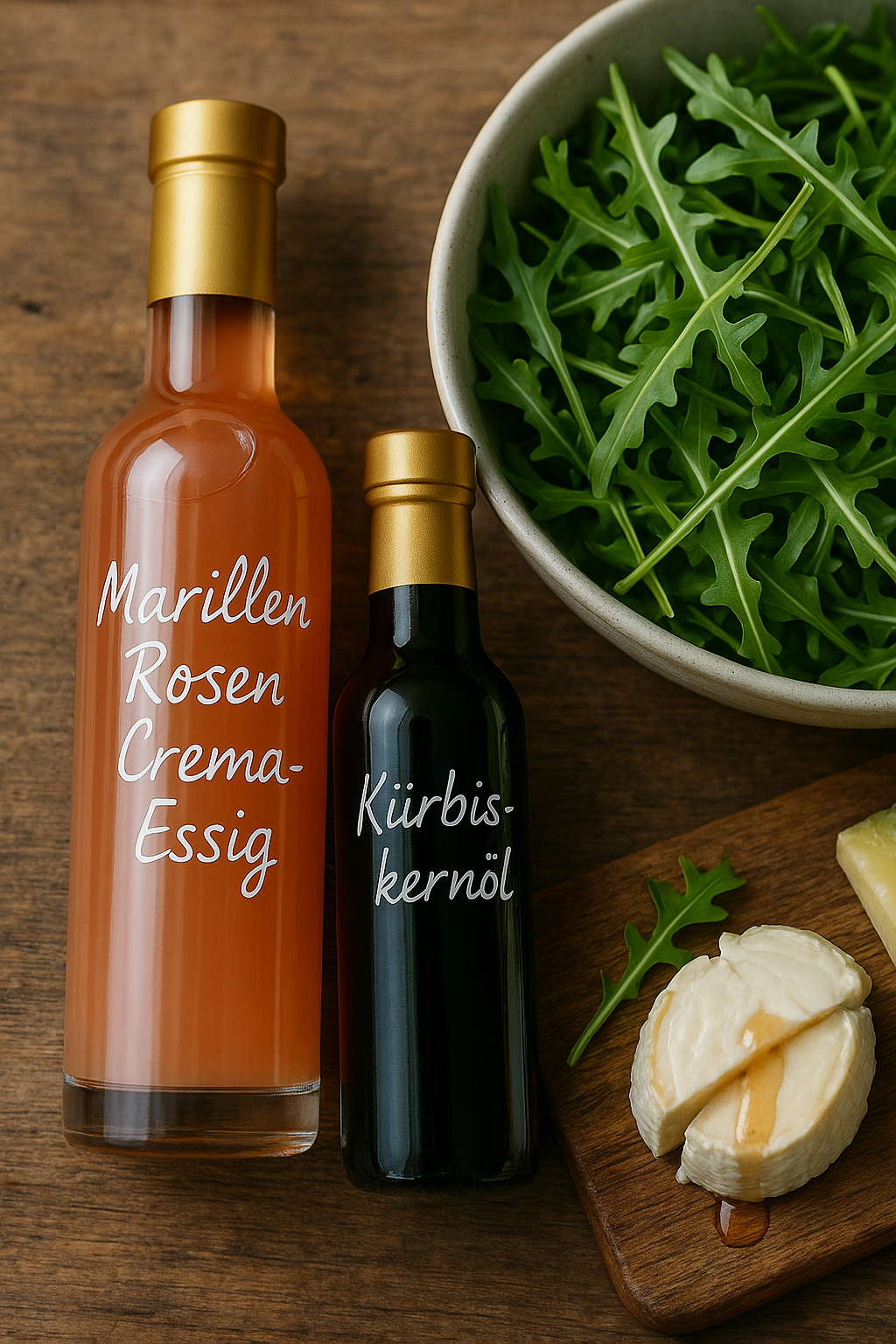 Marillen-Rosen Creme Essig – Fruchtig, Blumig & Elegant | Premium Qualität von OILEA