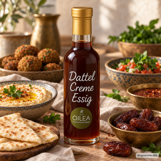 OILEA Dattel Crema Essig – Serviervorschlag