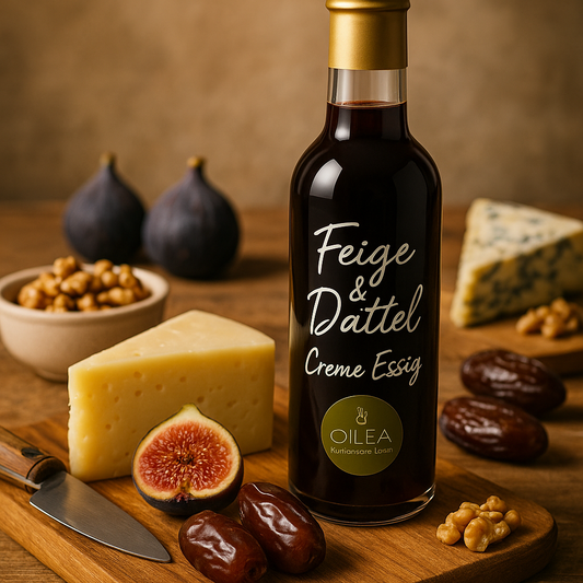 Feige-Dattel Crema Essig – Fruchtig, Orientalisch & Verführerisch | Premium Qualität von OILEA. 3 % Säure