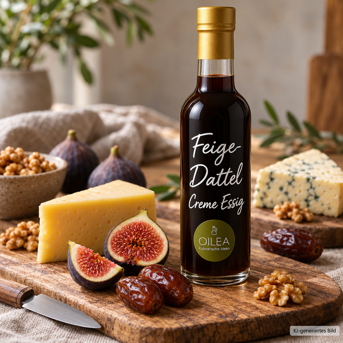 OILEA Feige-Dattel Crema Essig – Serviervorschlag