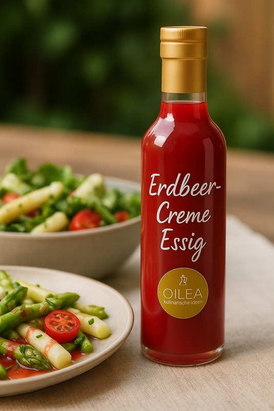 Erdbeer Balsam Essig – Fruchtig, Mild & Vielseitig | Premium Qualität von OILEA. 3% Säure