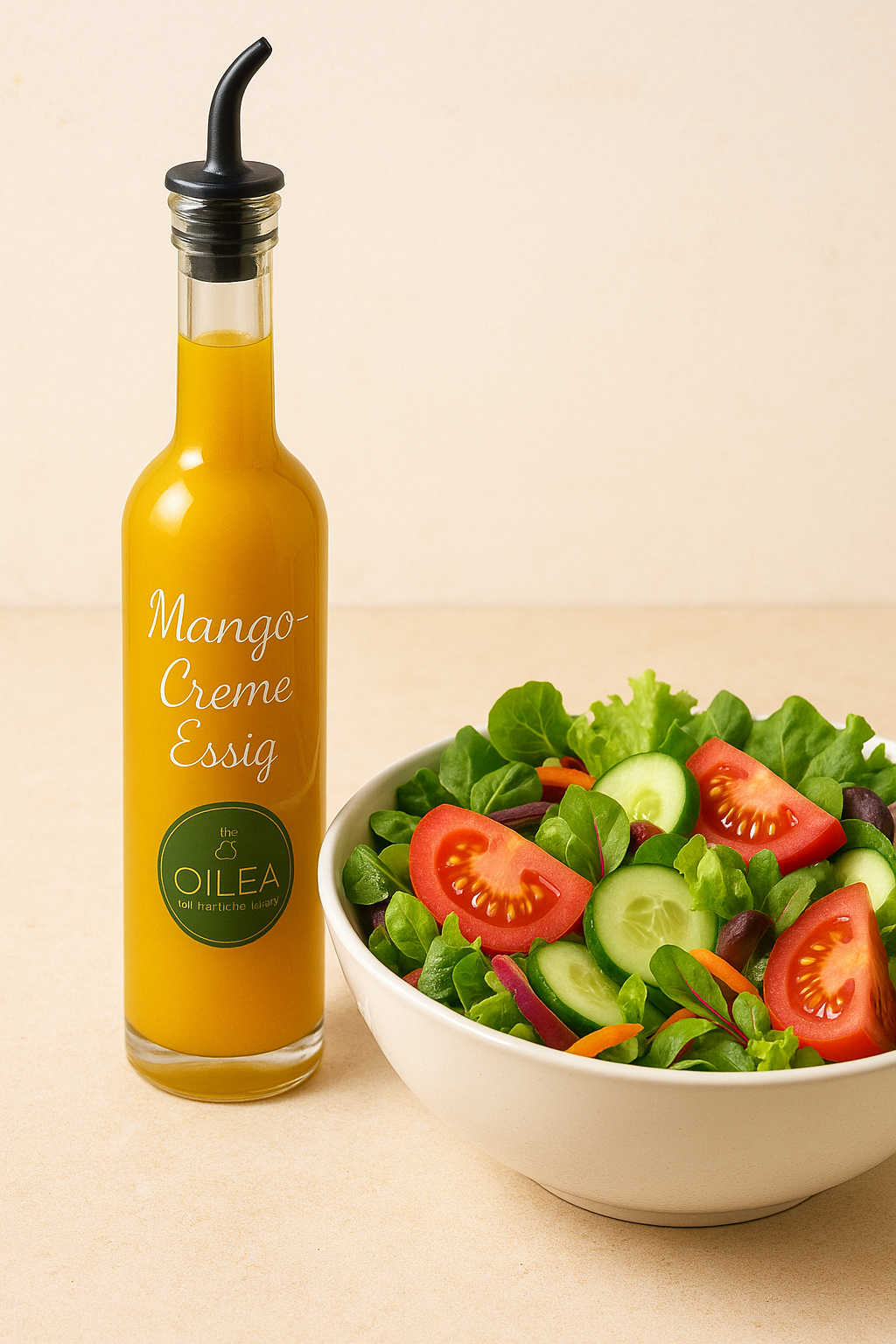 Mango Crema Essig – Exotisch, Fruchtig & Sonnig | Premium Qualität von OILEA