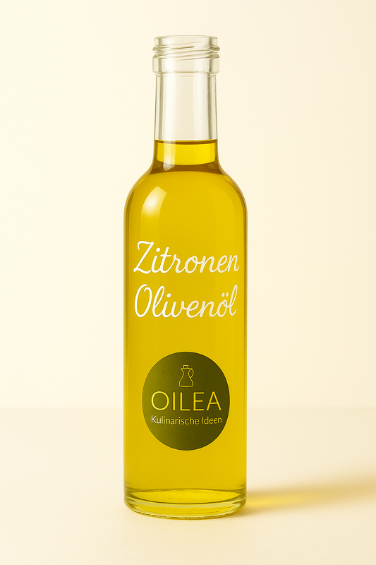 Zitronen-Olivenöl – Frisch & Zitrusfruchtig für Fisch, Salate & Desserts | Premium Qualität von OILEA