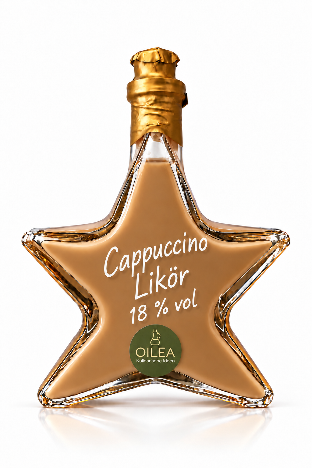 Cappuccino Likör 18 % vol in der OILEA-Sternflasche mit 200 ml