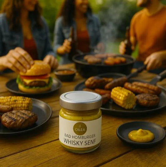 Whisky-Senf – Handgemachter Gourmet-Senf mit schottischem Whisky | Ideal zu Fleisch, Käse & als Geschenk 115ml