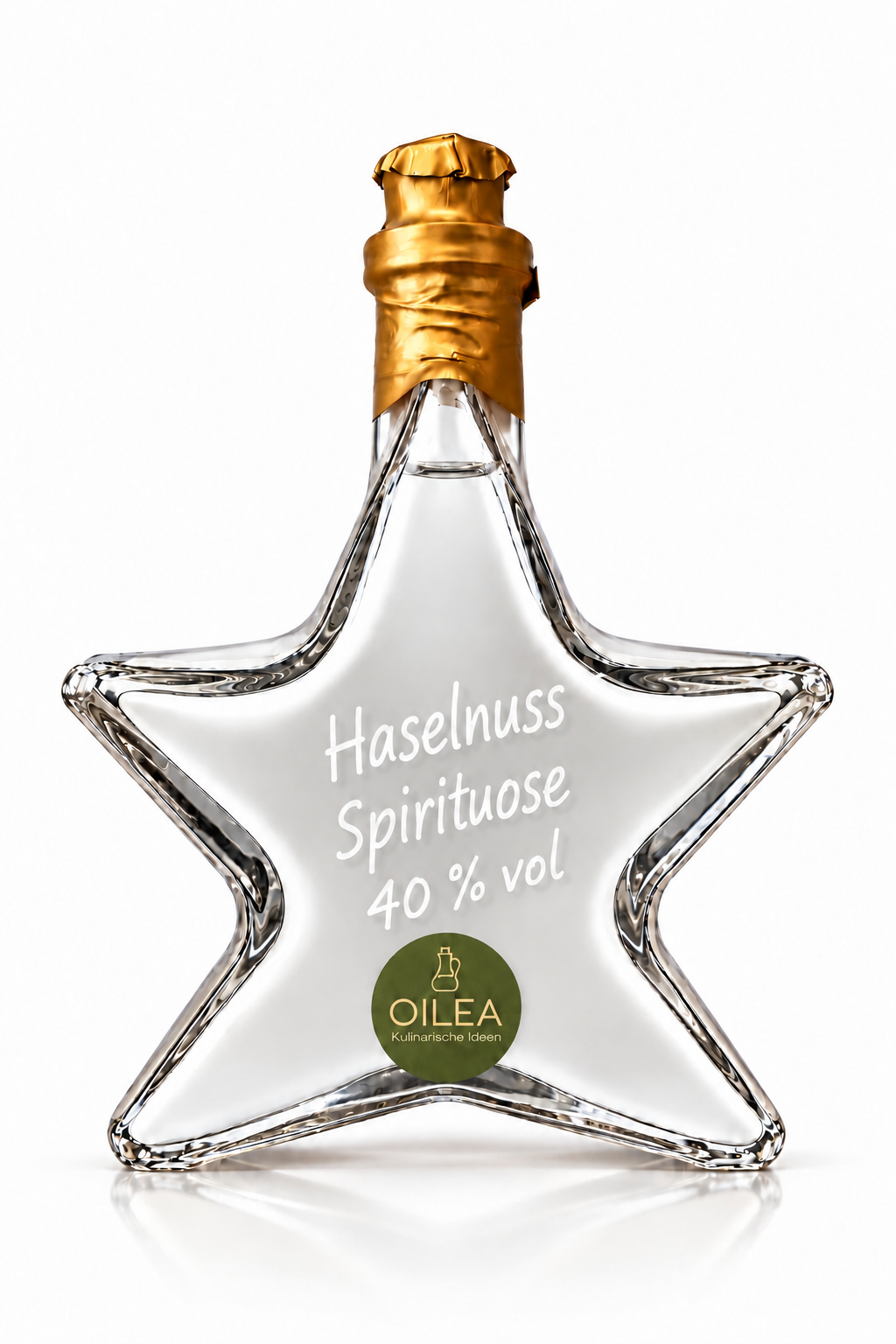 Wajos Haselnuss Spirituose 40 % vol in der OILEA-Sternflasche mit 200 ml
