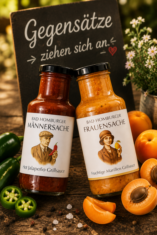 Bad Homburger Grillsoßen Set – Männersache & Frauensache (2 x 250 ml)