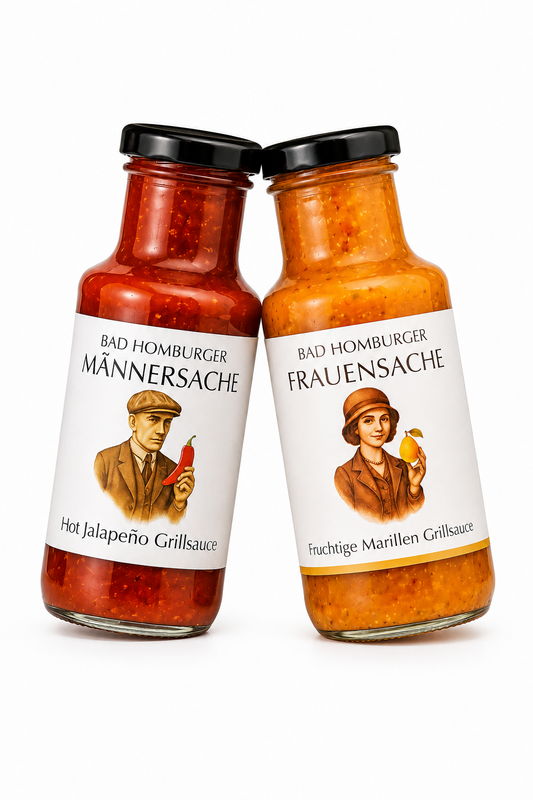 Bad Homburger Grillsoßen Set – Männersache & Frauensache (2 x 250 ml)