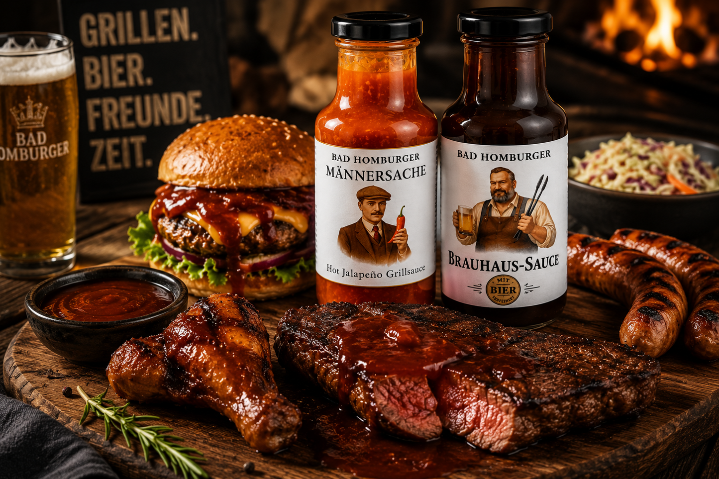 Männergrill-Duo – Bad Homburger Grillsoßen-Set