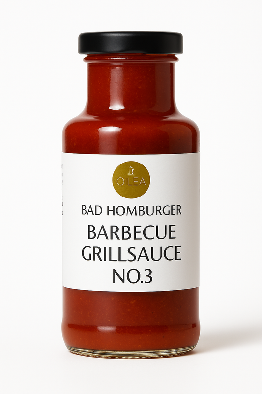 Bad Homburger Barbecue Grillsauce No. 3 | Handgemachte BBQ-Sauce | Rauchig-würzig, perfekt zu Fleisch, Grill, Burger & Geschenkidee