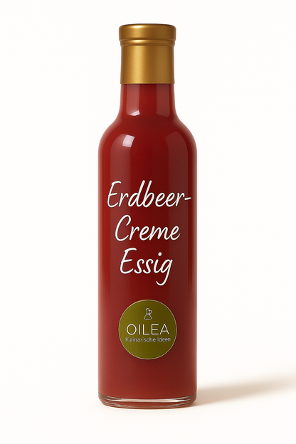 Erdbeer Balsam Essig – Fruchtig, Mild & Vielseitig | Premium Qualität von OILEA. 3% Säure