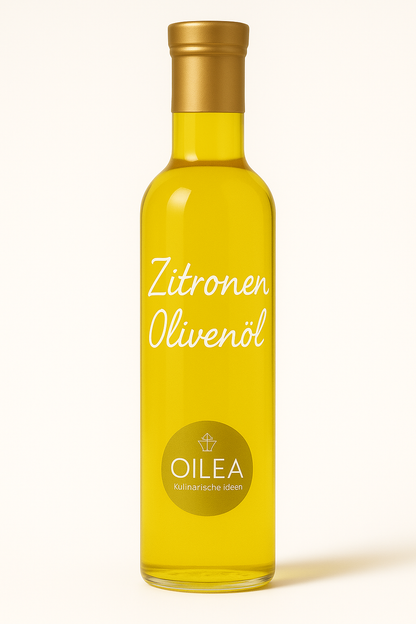 Zitronen-Olivenöl – Frisch & Zitrusfruchtig für Fisch, Salate & Desserts | Premium Qualität von OILEA