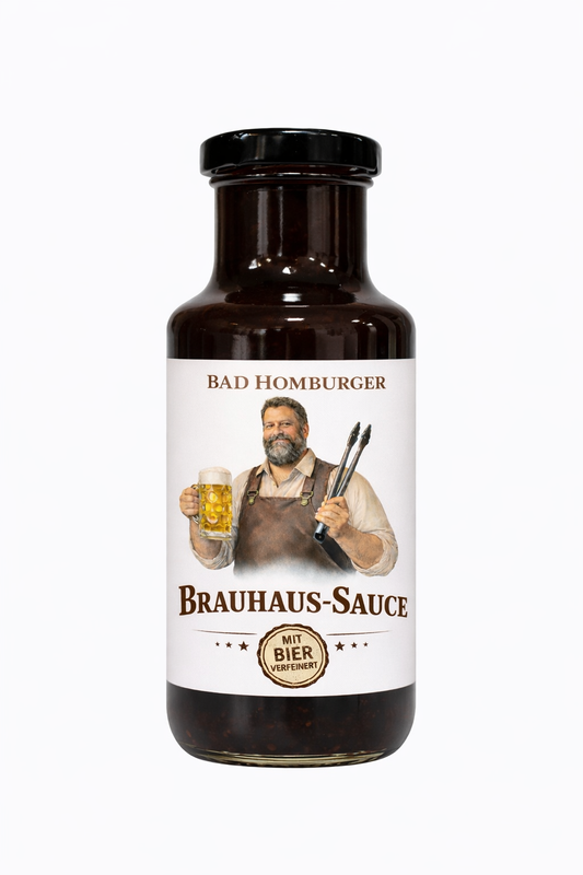 Brauhaus-Sauce Handgemachte Grillsoße mit Bier & Rauch 250ml