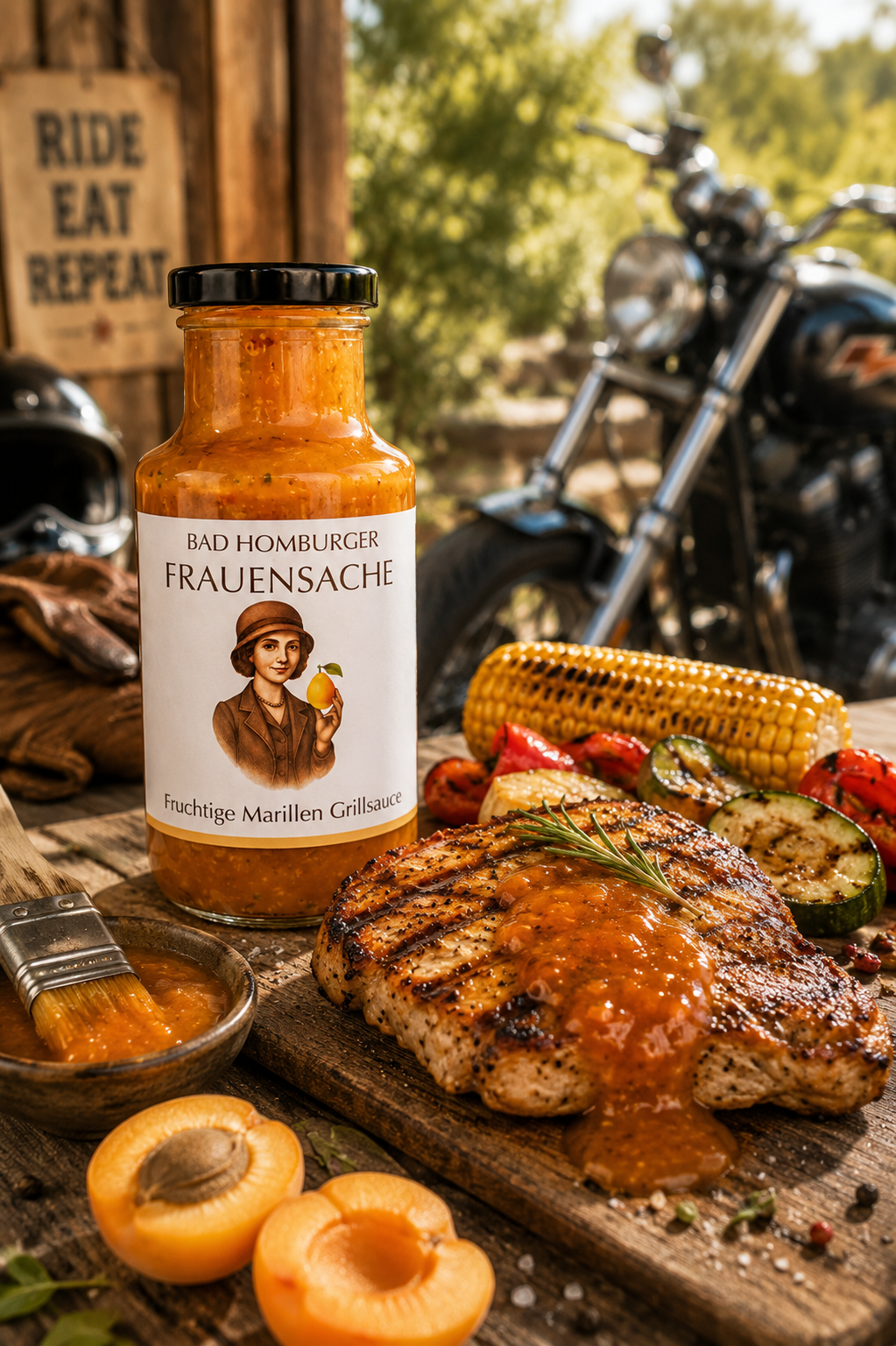 Bad Homburger Frauensache – Fruchtige Marillen Grillsauce (250 ml)