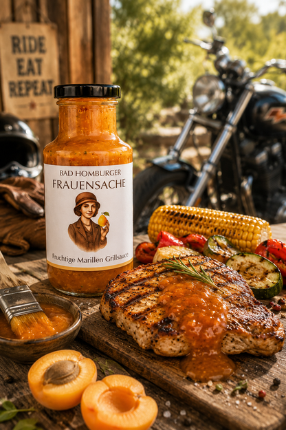 Bad Homburger Frauensache – Fruchtige Marillen Grillsauce (250 ml)