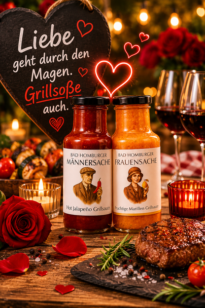 Bad Homburger Grillsoßen Set – Männersache & Frauensache (2 x 250 ml)