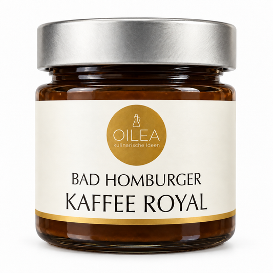 Bad Homburger Kaffee Royal freigestellter Brotaufstrich 140 g – KI-generiertes Bild
