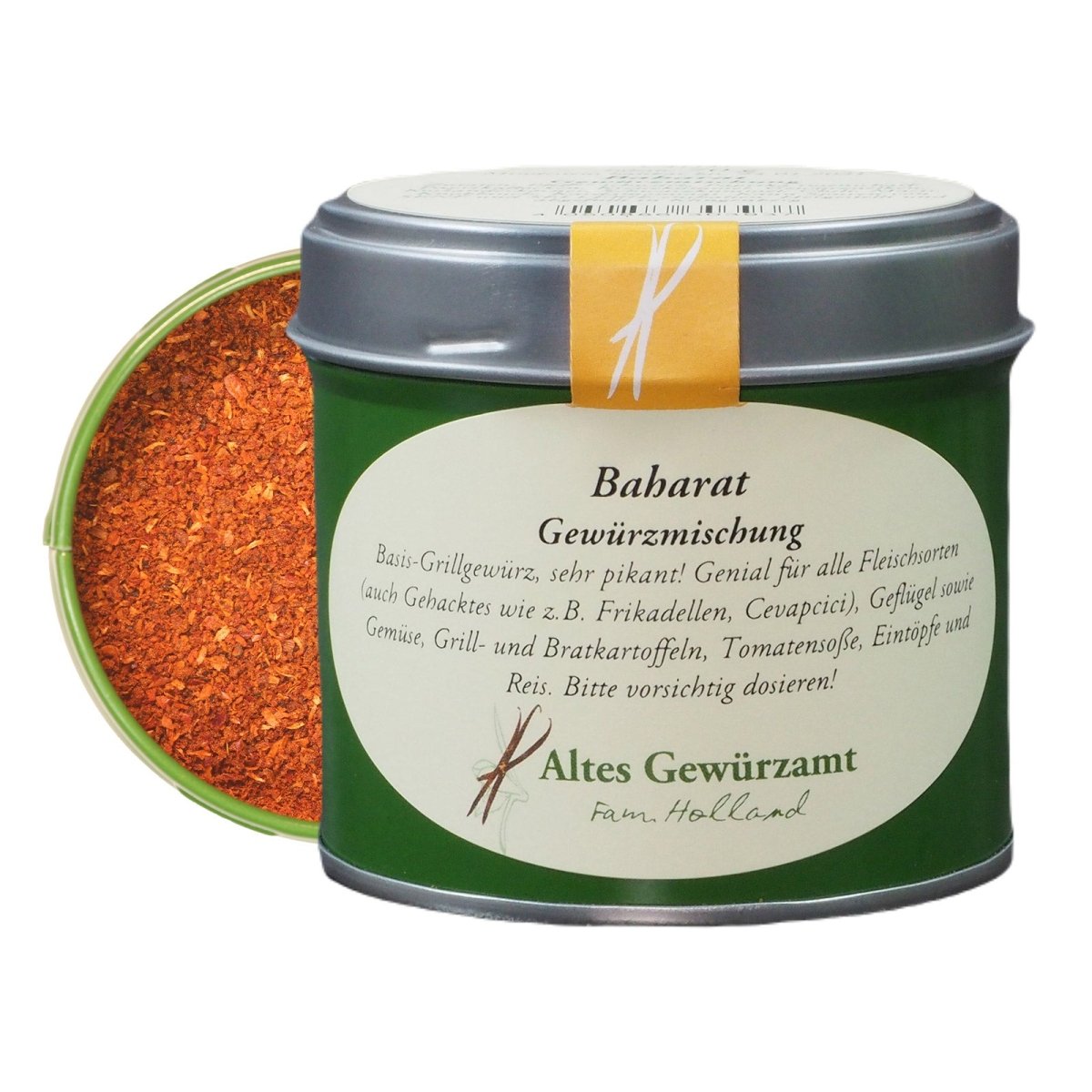 Baharat, Originaldose mit 70 g von Altes Gewürzamt – Familie Holland