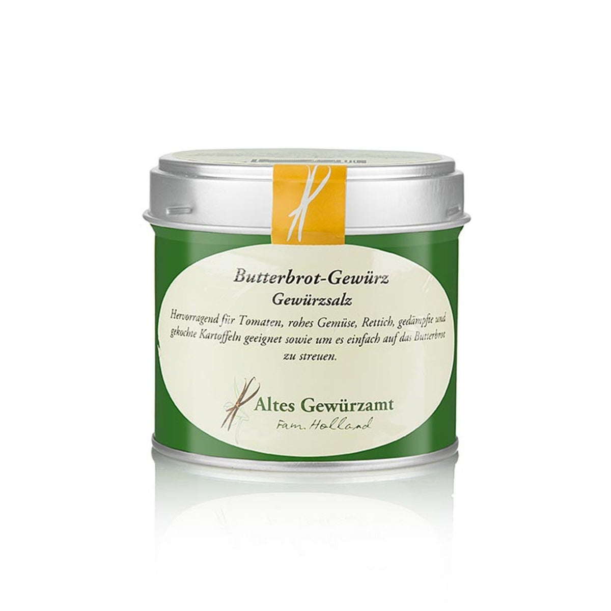 Butterbrot-Gewürz 100 g – grüne Original-Gewürzdose von Altes Gewürzamt