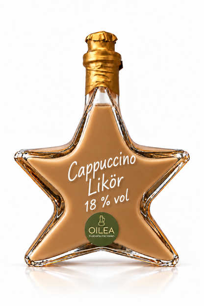 Cappuccino Likör 18 % vol in der OILEA-Sternflasche mit 200 ml