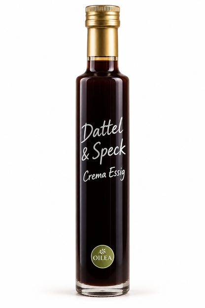 Dattel-Speck Crema Essig – KI-generierte Produktabbildung