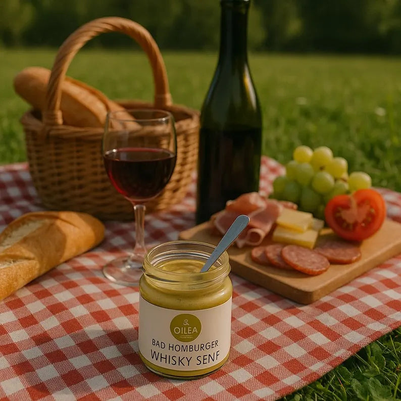 Whisky-Senf – Handgemachter Gourmet-Senf mit schottischem Whisky | Ideal zu Fleisch, Käse & als Geschenk 115ml