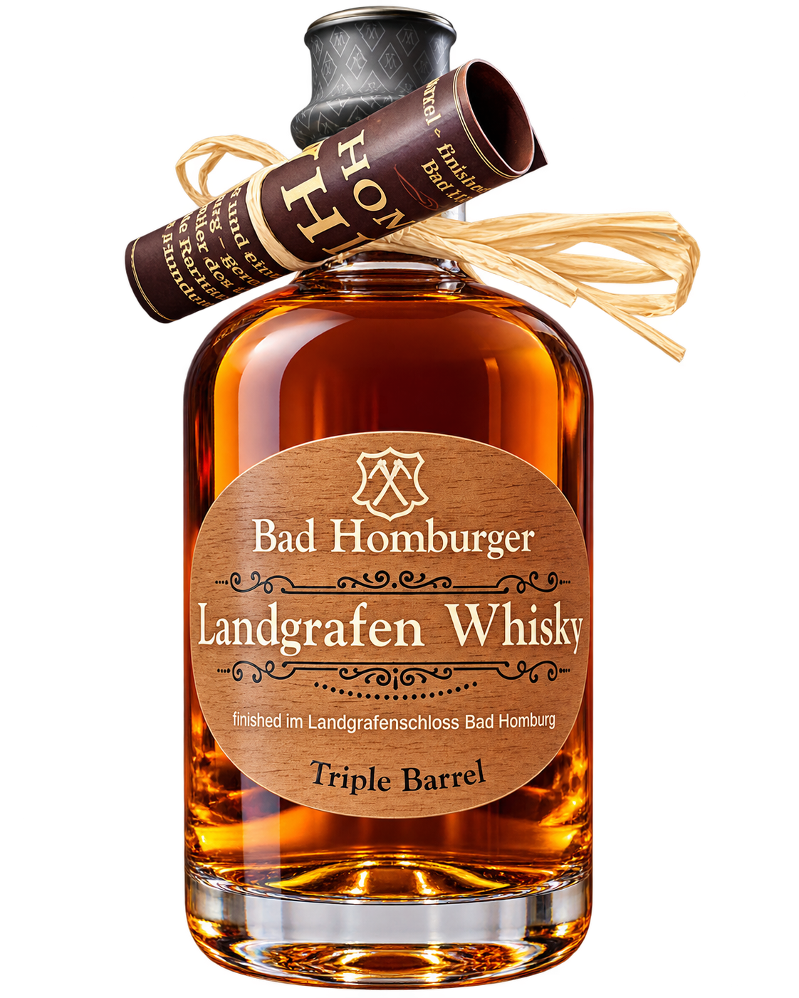 Bad Homburger Landgrafen Whisky Triple Barrel – freigestellte Flasche