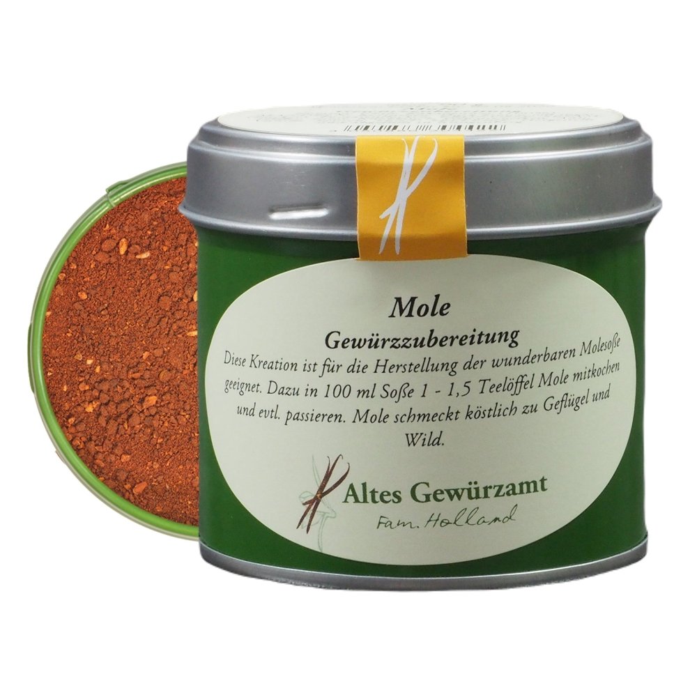 Mole, Originaldose mit 90 g von Altes Gewürzamt – Familie Holland