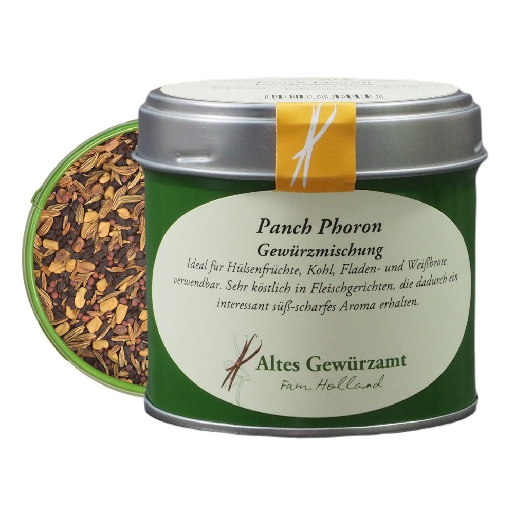 Panch Phoron, Originaldose mit 90 g von Altes Gewürzamt – Familie Holland