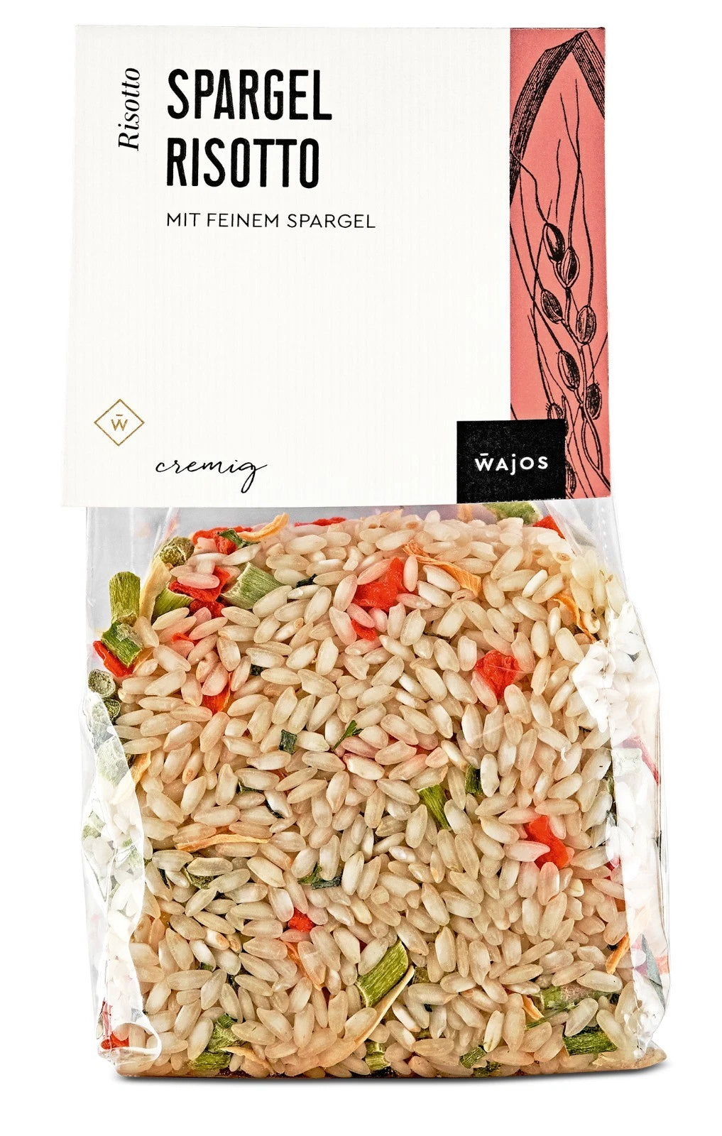 Wajos Spargel Risotto mit feinem Spargel – 300 g Originalverpackung