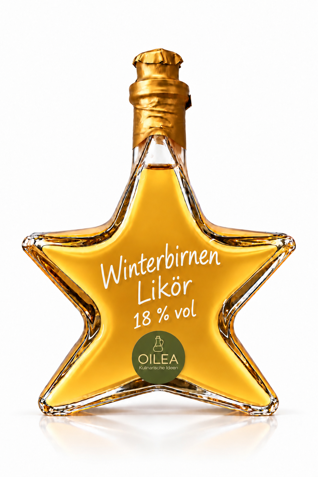 Winterbirnen Likör 18 % vol in der OILEA-Sternflasche mit 200 ml